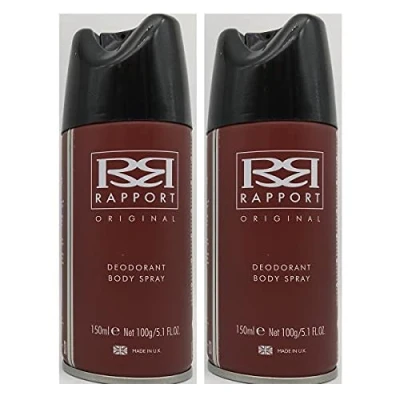 Image of (TWO PACKS) Rapport Original Deodorant Body Spray 150ml
