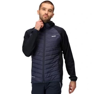 Image of Regatta Mens Andreson VIII Hybrid Padded Hooded Soft Shell Jacket