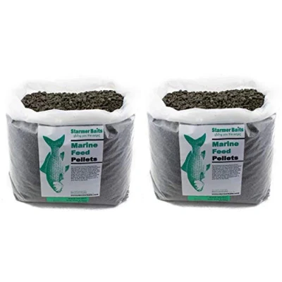 Image of StarmerBaits Mixed halibut marine feed pellets / 3mm 5mm &amp; 8mm 25kg