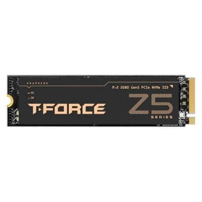 Image of TEAMGROUP T Force Z540 2TB DRAM SLC Cache 3D TLC NAND NVMe Phison E26 PCIe Gen5x4 M.2 2280 Gaming SSD with Ultra Thin Graphene Heat Spreader Read/Write 12400/11800 MB/s TM8FF1002T0C129
