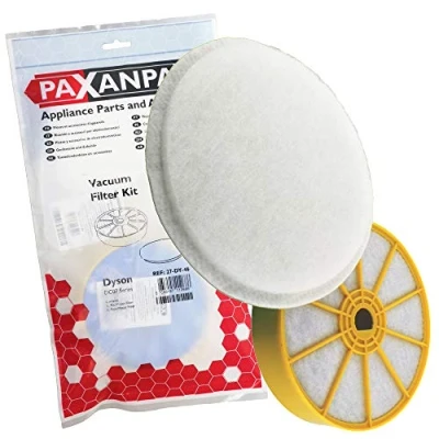 Image of Paxanpax PFC361 Compatible Twin Pack Filter Set for Dyson DC07 (Pack of 2), White