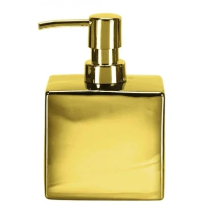 Image of Kleine Wolke &quot;Glamour&quot; Soap Dispenser in Gold Porcelain # 5065 125 854