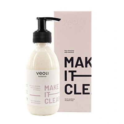Image of veoli Make It Clear Cleansing Milk Facial Emulsion 200 ml All Skin Types Vegan