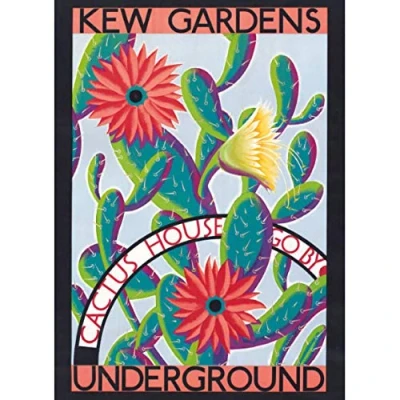 Image of Kew Gardens Cactus House Blank Greeting Card with Envelope
