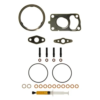 Image of 11657807059 Mounting Kit, charger AJUSA JTC11725 with studs, syringe oil gaskets/seals BMW: 3 Saloon, 5 Coupe