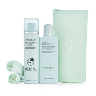 Image of Liz Earle Cleanse &amp; Polish and Instant Boost Skin Tonic Set