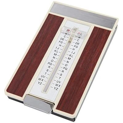 Image of S+S Tallon Great Idea Retro Kitsch 1970s Telephone Directory to Open A Z Addresses Book with Slider
