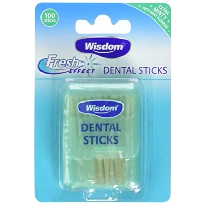 Image of Wisdom Fresh Effect Dental Wood Count, Pack of 4, 400 Count