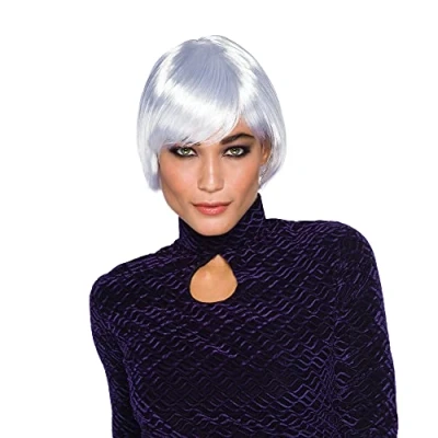 Image of Women&#039;s Seduction White Wig (Pack of 1) Stunning Design, Perfect Accessory for Cosplay, Parties, Events, Astronauts &amp; Aliens, Halloween, Music Halloween