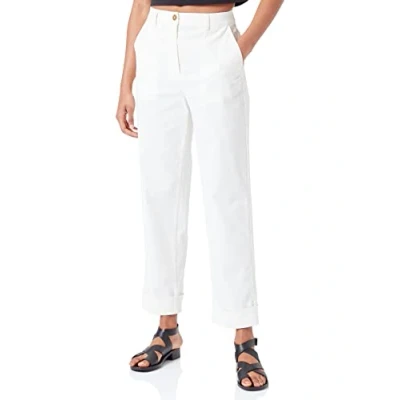 Image of Sisley Women&#039;s Trousers 4IMNLF01B Shorts, White 074, 38