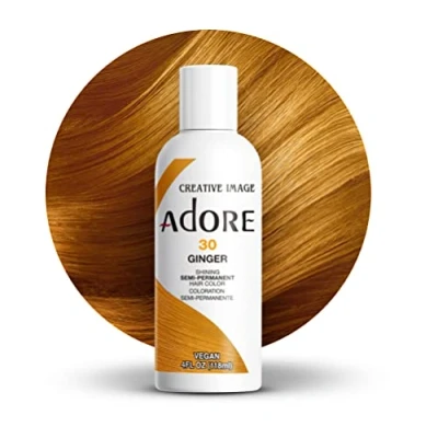 Image of Adore Shining Semi Permanent Hair Colour, 30 Ginger