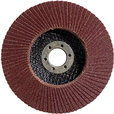 Image of Bosch Accessories 2608603654 Angulated K80 Flap Disc for Metal, 0 V, Black/Red, 115 mm