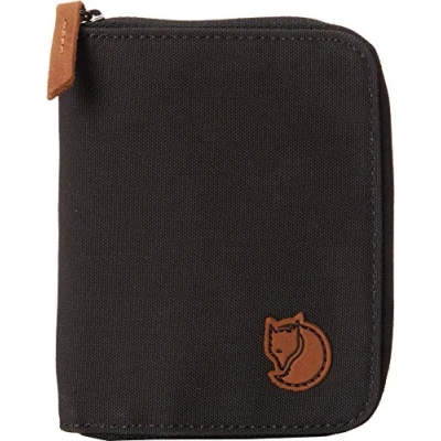 Image of Fjällräven Unisex Outdoor Wallet, Dark Grey 2 x 10 14 cm