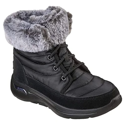 Image of Skechers Women&#039;s Glacial Ultra Woodlands, Black/Grey, 6 UK