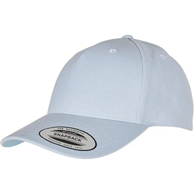 Image of Flexfit YP Classics 5PANEL Curved Visor Snapback Cap, Size: One Size, Ballad blue