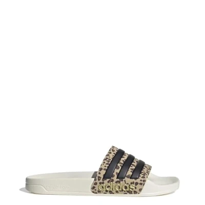 Image of adidas Adilette Shower Slides, White/core Black/Magic Beige, 8 UK