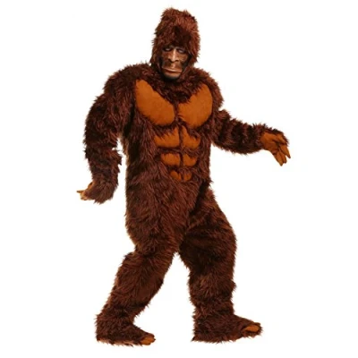 Image of Bigfoot Plus Size Mens Fancy Dress Costume 5X Brown