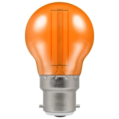Image of Crompton LED Filament Round 4.5W Orange BC B22d
