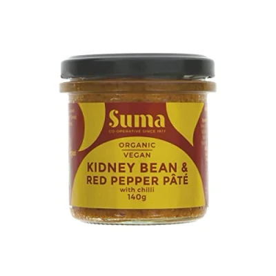 Image of Suma Organic Kidney Bean and Red Pepper Pate 140g