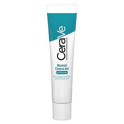 Image of CeraVe Blemish Control Gel Moisturiser with 2% Salicylic Acid &amp; Niacinamide for Prone Skin 40ml