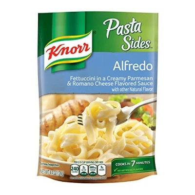Image of Knorr Pasta Sides: Fettuccini Alfredo (Pack of 3) 4.4 oz Bags by