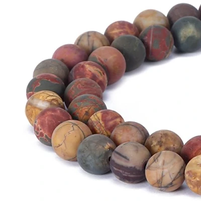 Image of Gorgeous Natural Fushia Drusy Agate Gemstone Matte Round Loose Beads For Jewelry Making