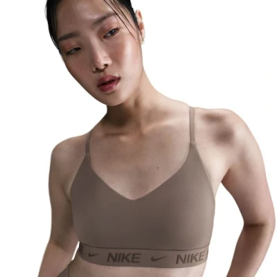Image of Nike Performance INDY BRA Light support sports bra, Women&#039;s, Size: XS, Mink brown/ironstone