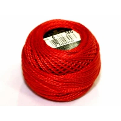 Image of DMC Cotton Perle Thread Size 5 350 per 10 Gram Ball