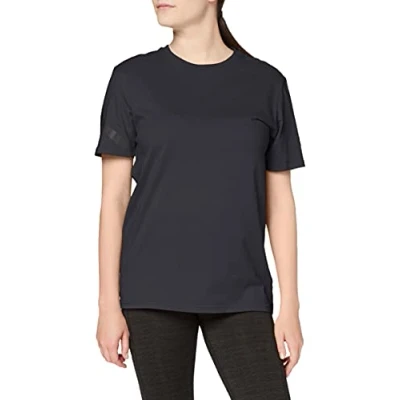 Image of Uhlsport Essential Pro T Shirt Men, Navy, Short Sleeve Crewneck Cotton Stretch, Size M