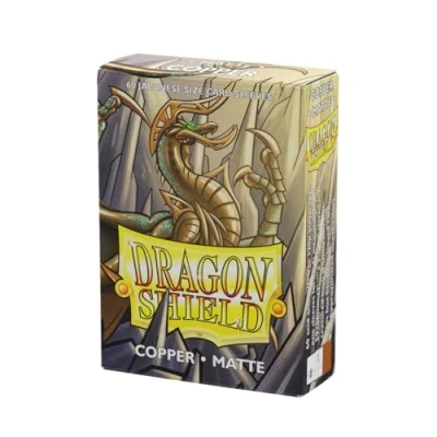 Image of Arcane Tinmen ART11116 Dragon Shield Matte Japanese Size Sleeves 60pk Copper, Multicoloured