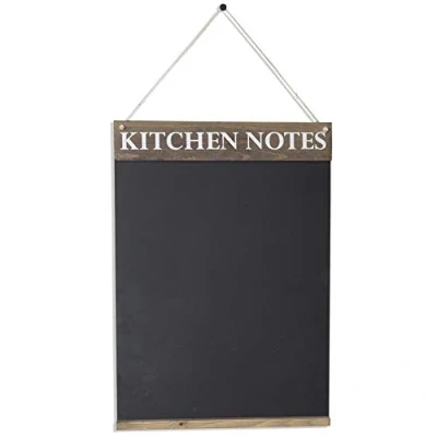 Image of Chalkboards UK WC643RB Kitchen Notes Chalkboard, Wood, Rustic Brown, 42 x 30 1.6 cm