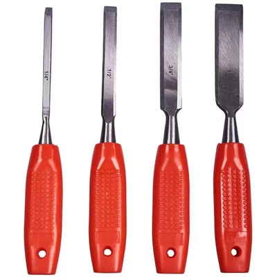 Image of Amtech E0750 4 Piece Wood Chisel Set