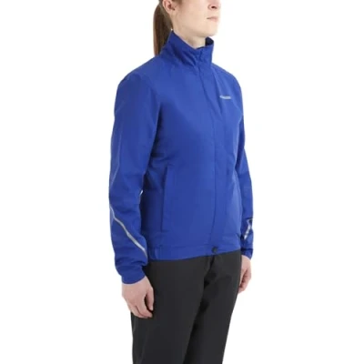 Image of MADISON Protec 2 Layer Waterproof Jacket Ladies Blue, Size 14 / Women Cycle Coat Bright High Visibility Clothing Ride Safe Road MTB Bike Water Rain Resistant Sport Commute Reflective Wear