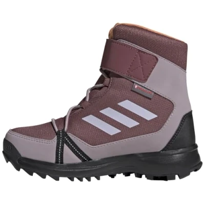 Image of Adidas Terrex SNOW COLD.RDY Shoes Unisex Winter boots for kids, Size: 5.5, Quiet crimson/silver dawn/amber tint Textile/synthetics