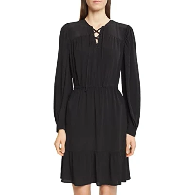 Image of ESPRIT Women&#039;s 122ee1e313 Dress, Black, 16