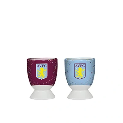 Image of FOCO Premier League Football Aston Villa FCFan Paint Splatter Egg Cup Holders