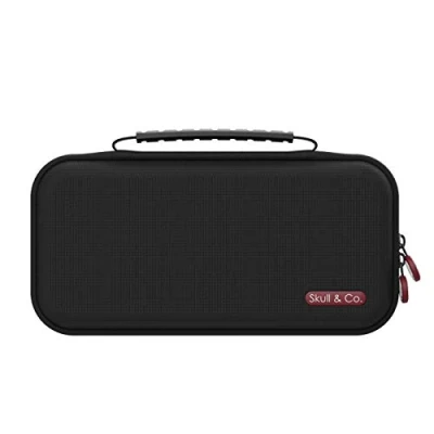 Image of Skull &amp; Co. Maxcarry Case Lite for Nintendo Switch Portable Hard Shell Protective Travel Carrying with Storage Console, GripCase Accessories (Black)