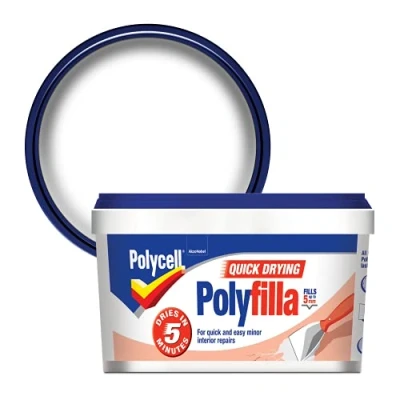 Image of Polycell PLCQDP500G Multi Purpose Quick Drying Polyfilla Tub, 500 g