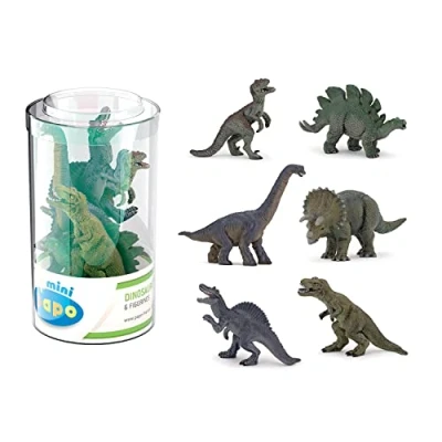 Image of Mini PLUS Dinosaurs Set 1 (Tube, 6 pcs)