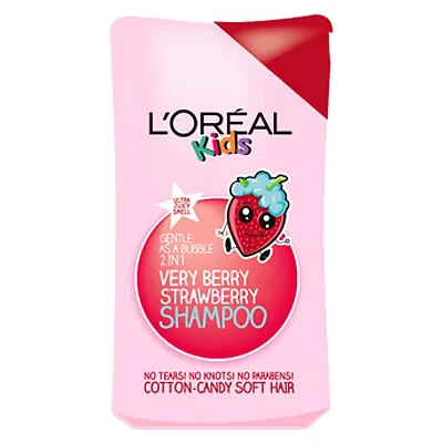 Image of L&#039;Oral Kids Extra Gentle 2in1 Very Berry Strawberry Shampoo 250ml