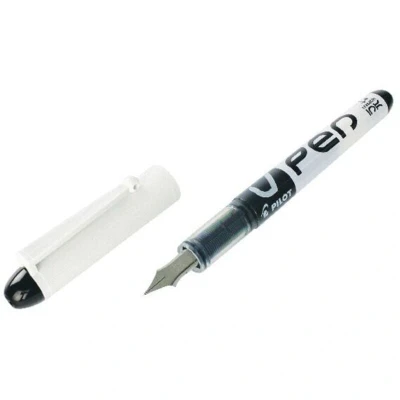Image of Pilot SV4W01 V Pen Disposable Fountain Black (Pack 12)
