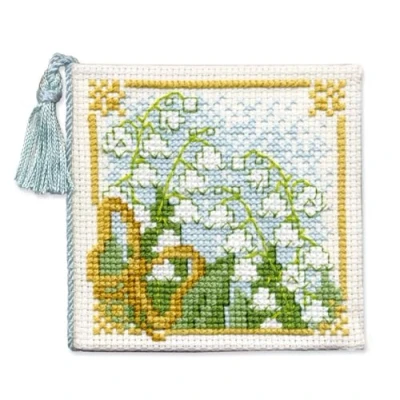Image of Lily of the Valley Needle Case Cross Stitch Kit