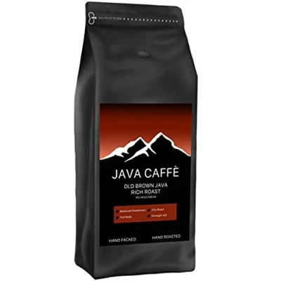 Image of Java Caffe &#039;Old Brown Java&#039; Full Medium Roast (1 x 1kg Bag) Hand Crafted Artisan Coffee Beans