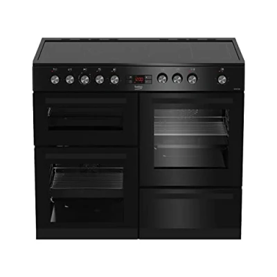 Image of Beko KDVC100K 100cm Electric Range Cooker With 5 Zone Ceramic Hob Black