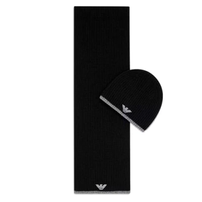 Image of Emporio Armani men scarf nero
