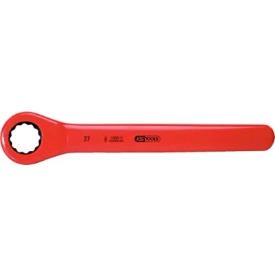Image of KS Tools 117.4224 Insulated ratchet ring spanner, 24mm