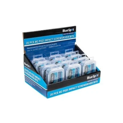 Image of Blue Spot Tools 20 Piece PZ2 Impact Screwdriver Bits