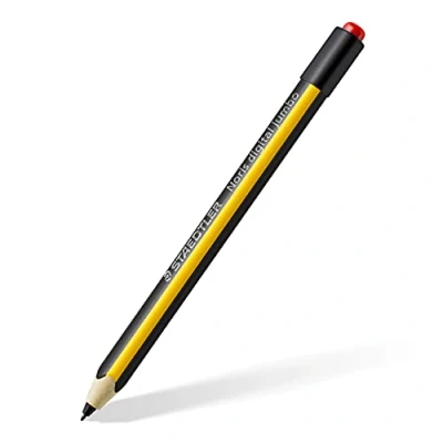 Image of STAEDTLER 180J 22 1 Noris Digital Jumbo EMR Stylus with Soft Eraser For Writing, Drawing and Erasing on Equipped Displays (Please check the compatibility list before purchase)