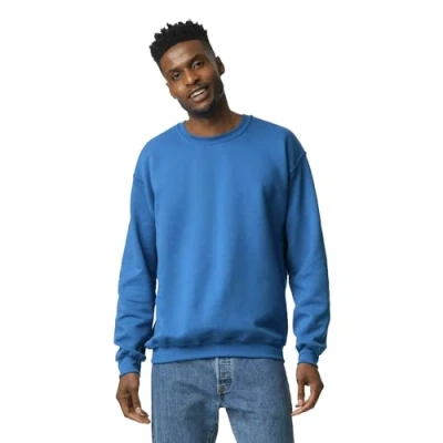 Image of Gildan Unisex&#039;s Fleece Crewneck Sweatshirt, Style G18000, Multipack, Royal (1 Pack), S