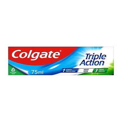 Image of Colgate Triple Action Toothpaste 75ml